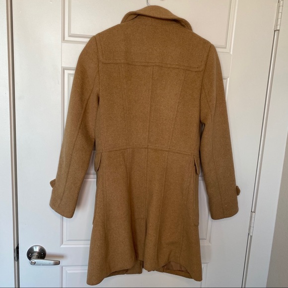 FOREVER 21 TOGGLE CAMEL COAT JACKET SMALL - Picture 6 of 7